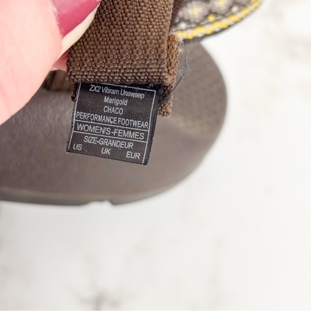 Chaco Women's ZX2 Unaweep Marigold Brown Strappy Sport Sandals Sz 9 - Picture 7 of 8